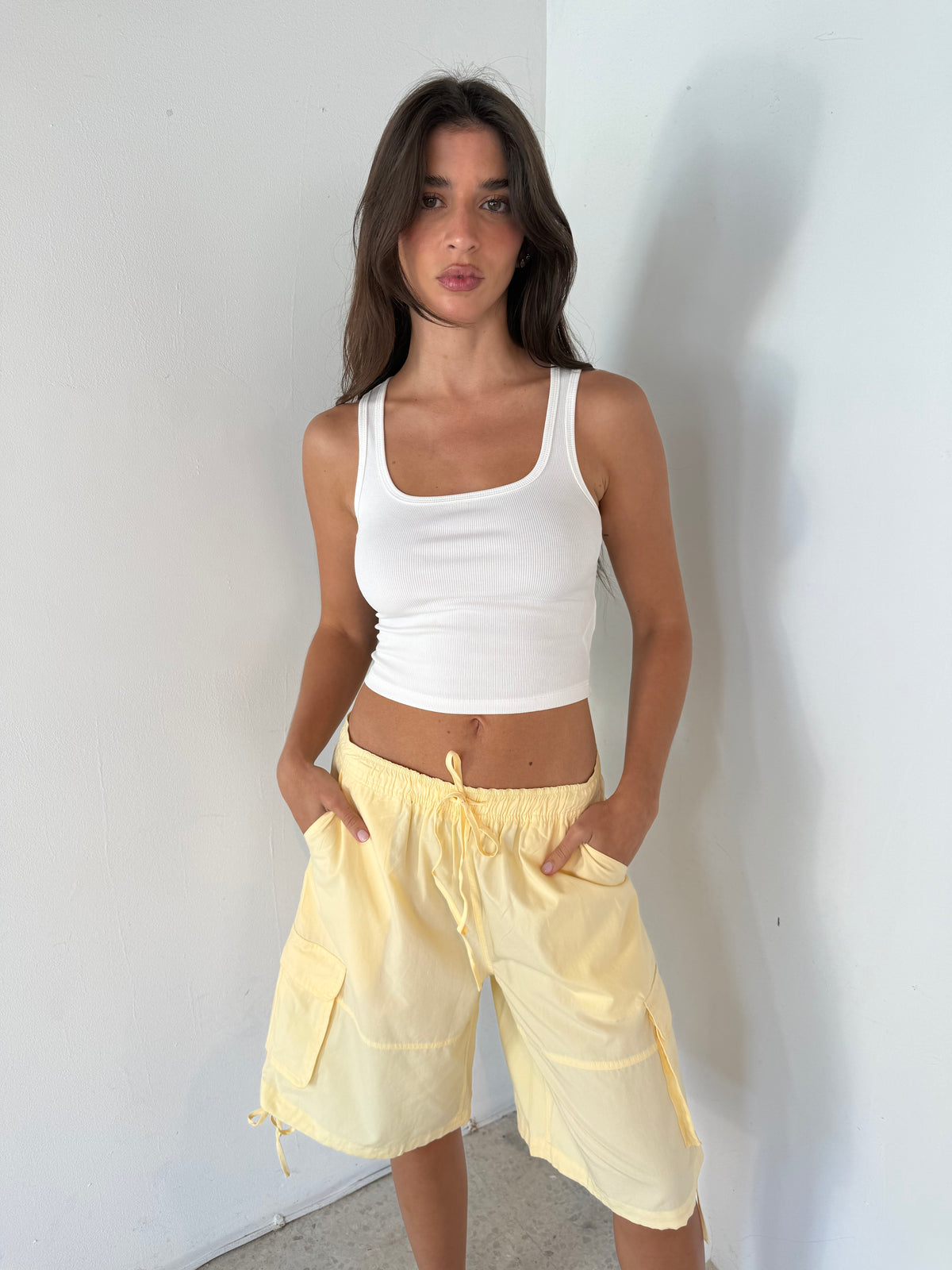 Drawstring Pocket Shorts