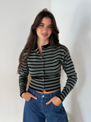 Josephine Stripe Cardigan