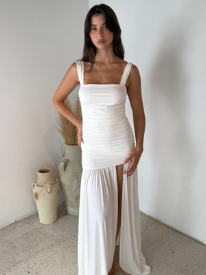 White Smocked Dress