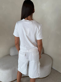 Eyelet Pants