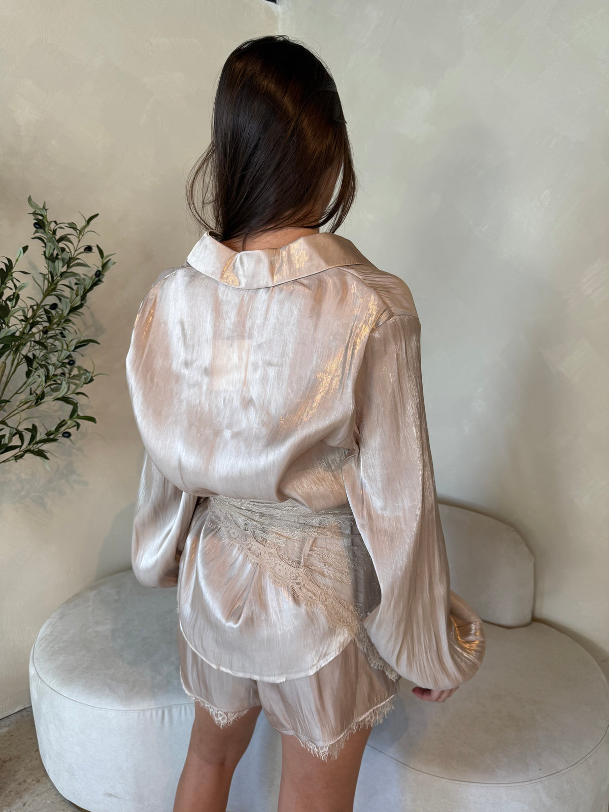 Satin Beige 3pc Set
