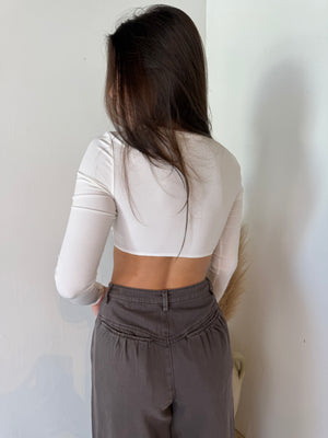 LS Underwire Crop Top