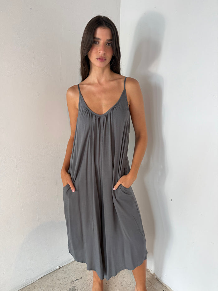 Solid Loose Fit Jumpsuit
