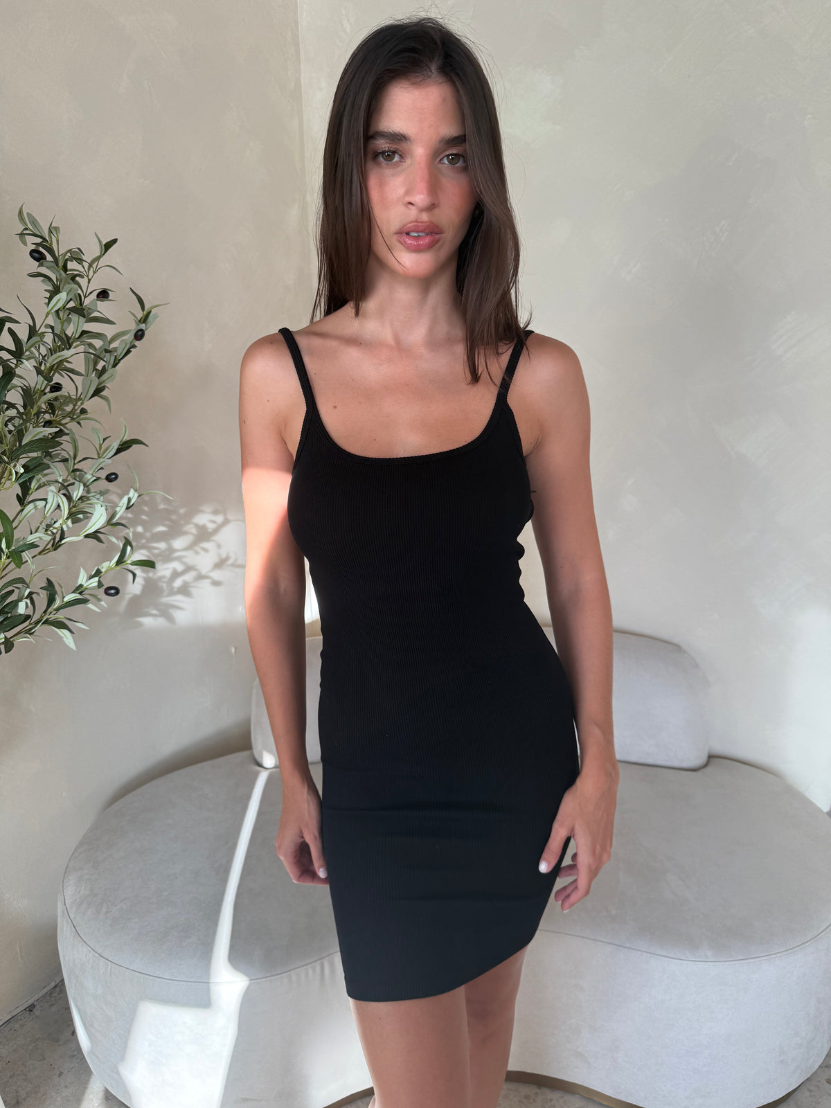 Ribbed Basic Dress