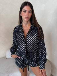 Polka Jacket & Short Set