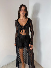 Floral Lace Long Top