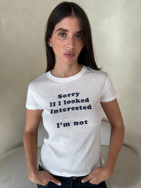 Interested SS Tee
