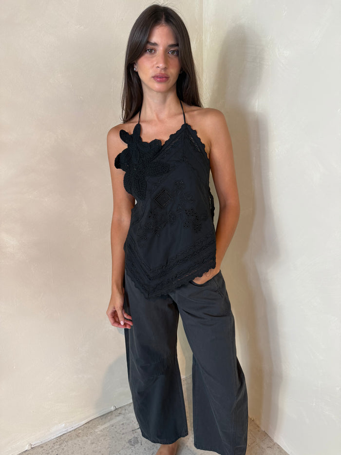 Vintage Navy Barrel Pants