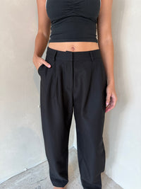 Woven Pleated Trouser