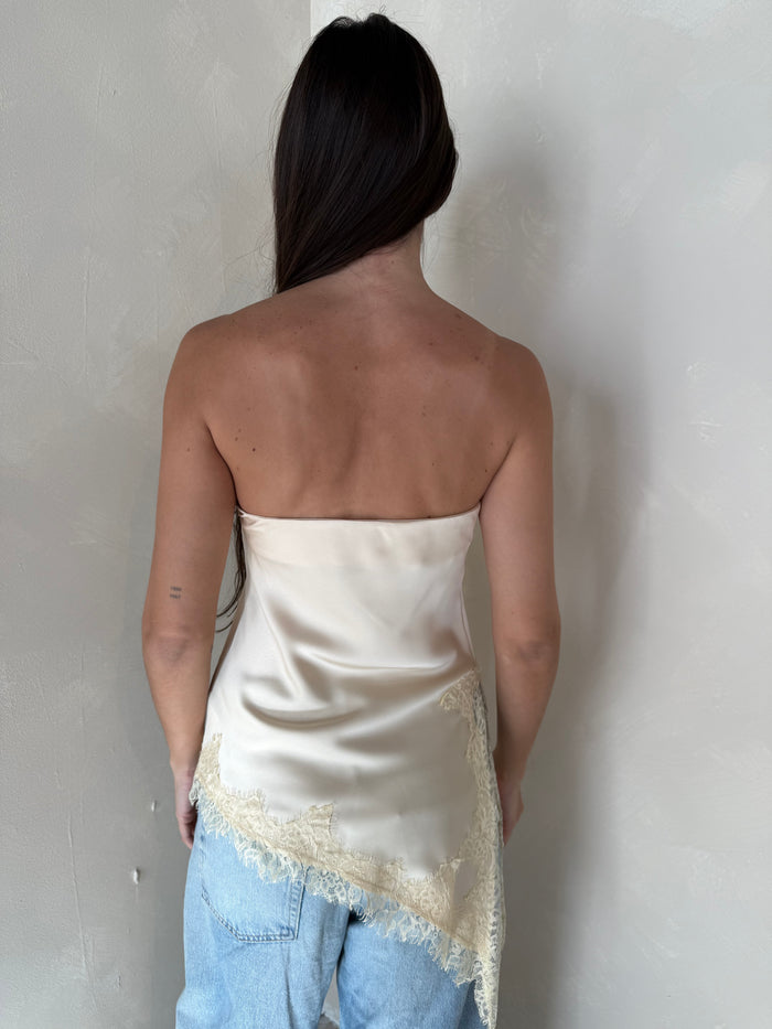 Butter Satin Tube Top