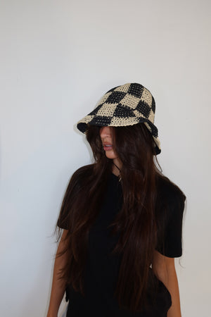 Checkered Bucket Hat