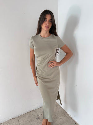 Sage Tshirt Dress