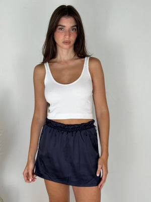Piping Detail Skirt