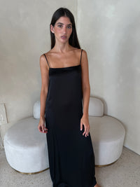 Satin Strappy Dress