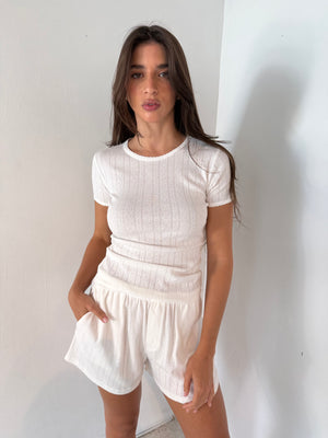 Pointelle Pijama Set