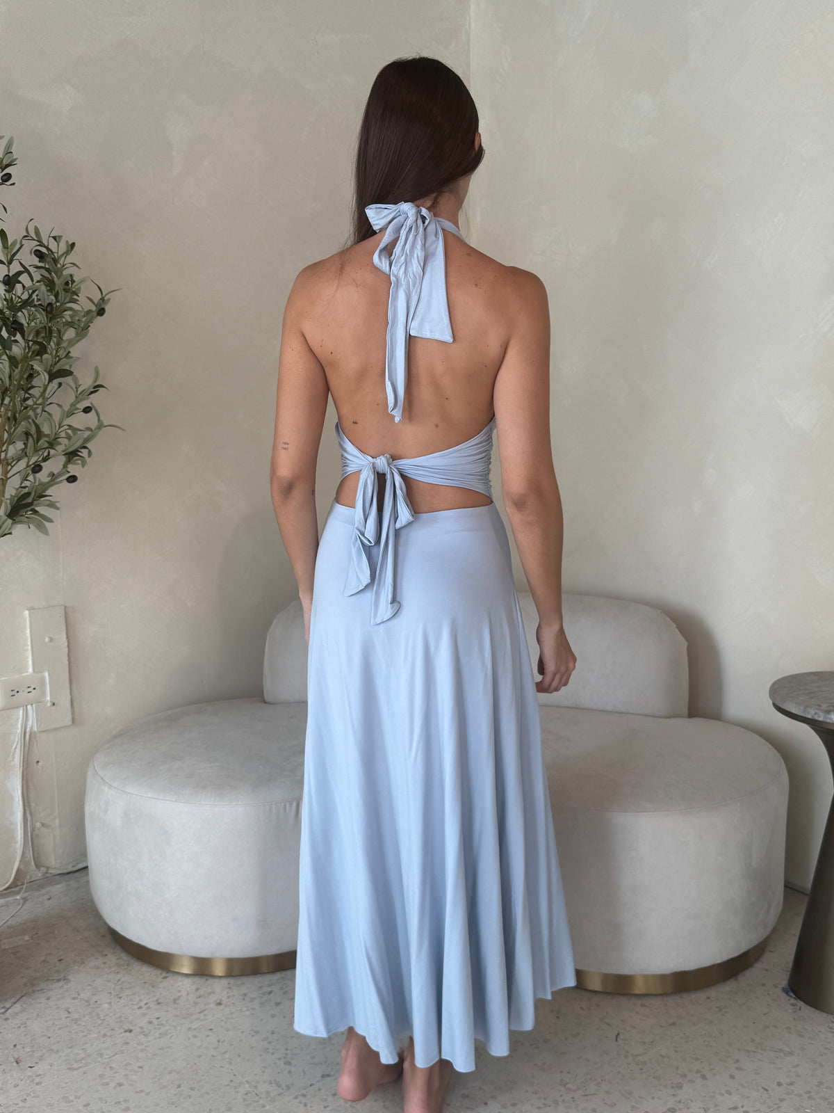 Halter Neck Maxi Dress
