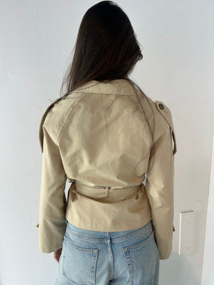 Beige Trench Jacket