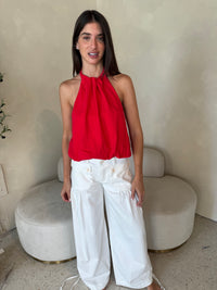 Balloon Drawstring Jeans