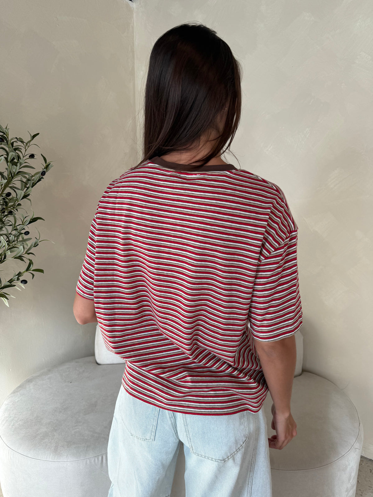 Pia Stripe Tee
