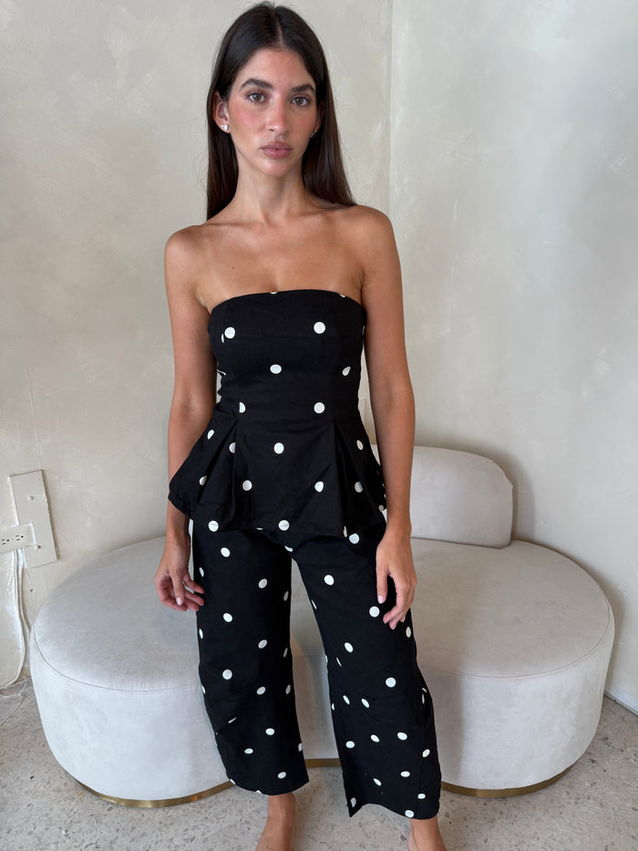 Polka Dot Top & Pants Set