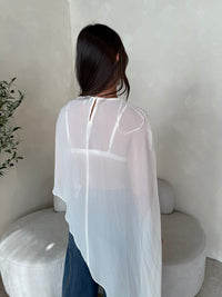 Sheer Cape Top