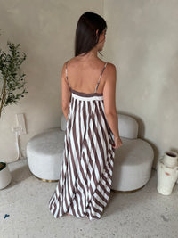 Striped Tunic Maxi Dress