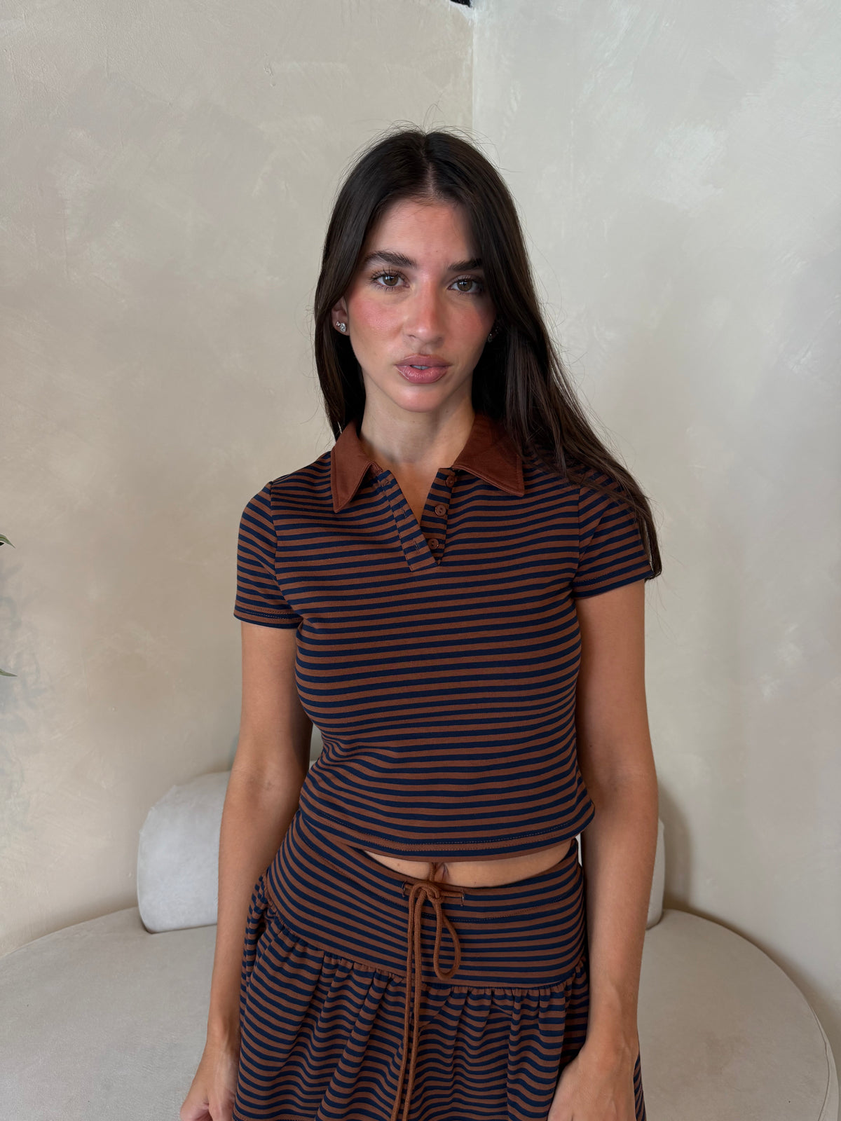 Brown Stripe Set
