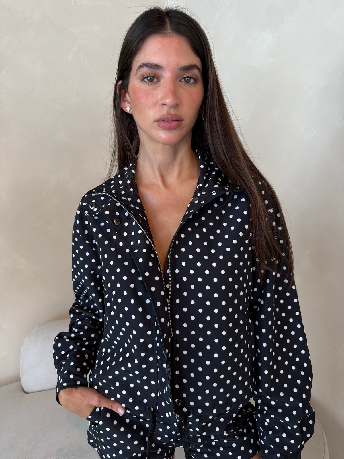 Polka Jacket & Short Set