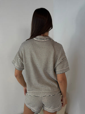 Knitted SS Stripe Set