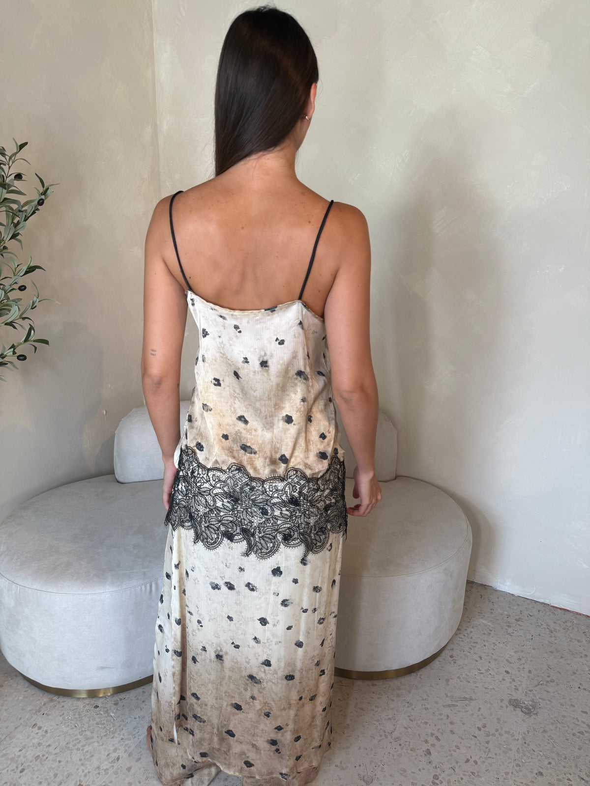 Satin Lace Printed Set