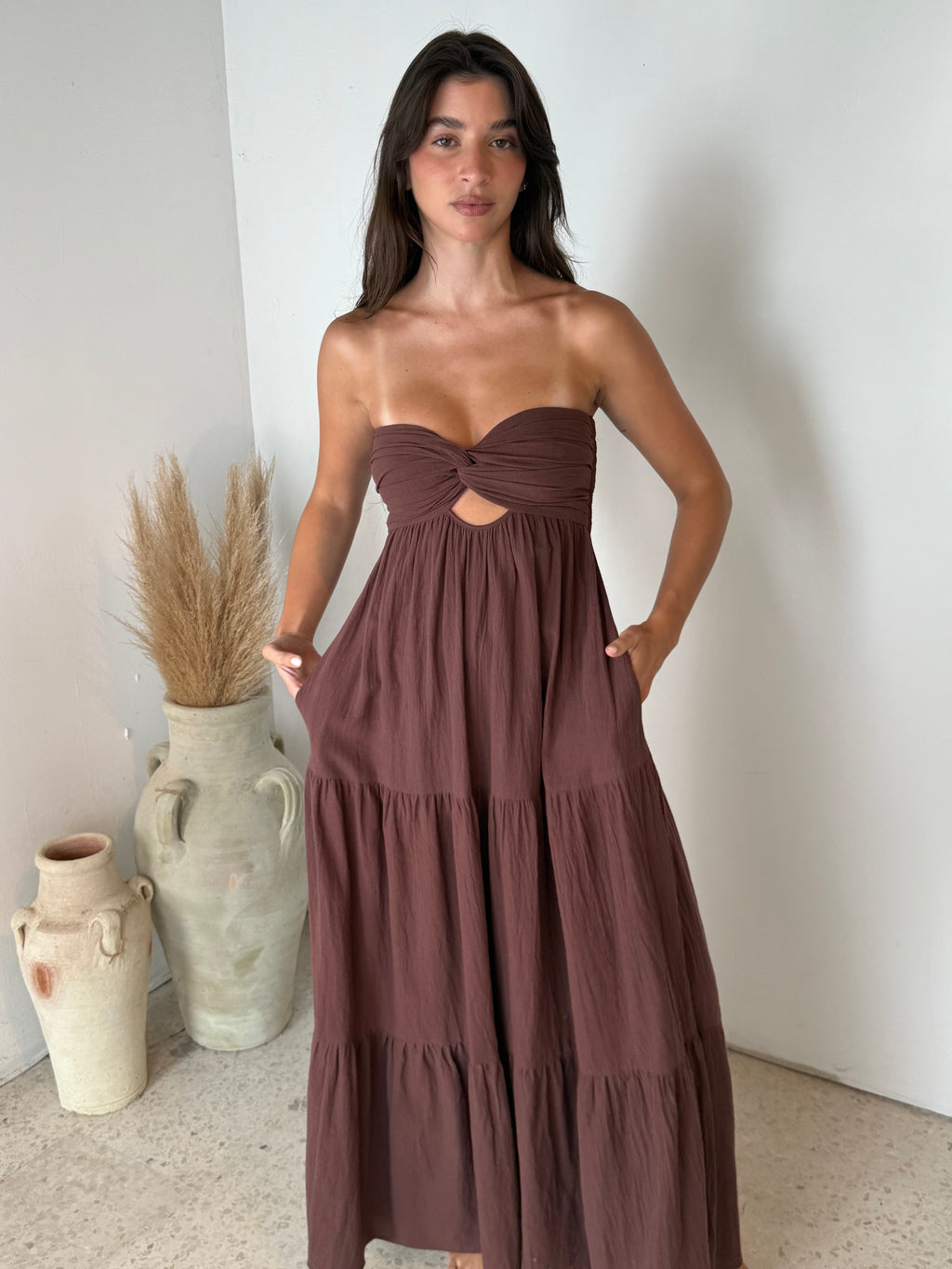 Strapless Maxi Dress