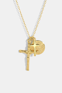 CROSS CLUSTER NECKLACE