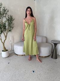 Satin Midi Dress