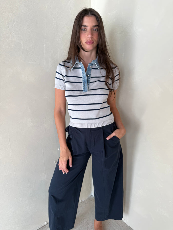 Dark Navy Trousers