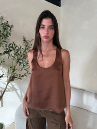 Satin Basic Top