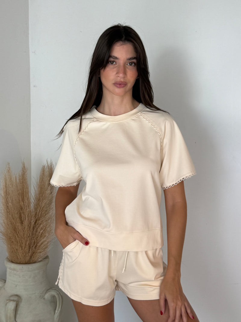 Cream Lounge Set