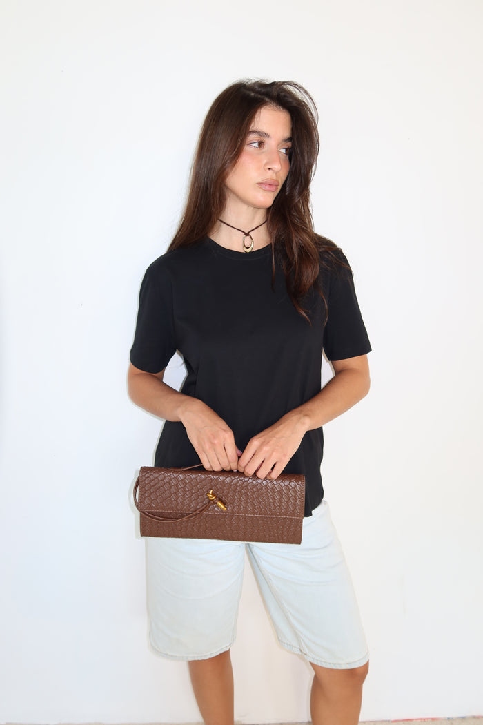 Braided Brown Bag