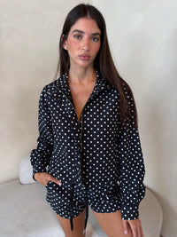 Polka Jacket & Short Set