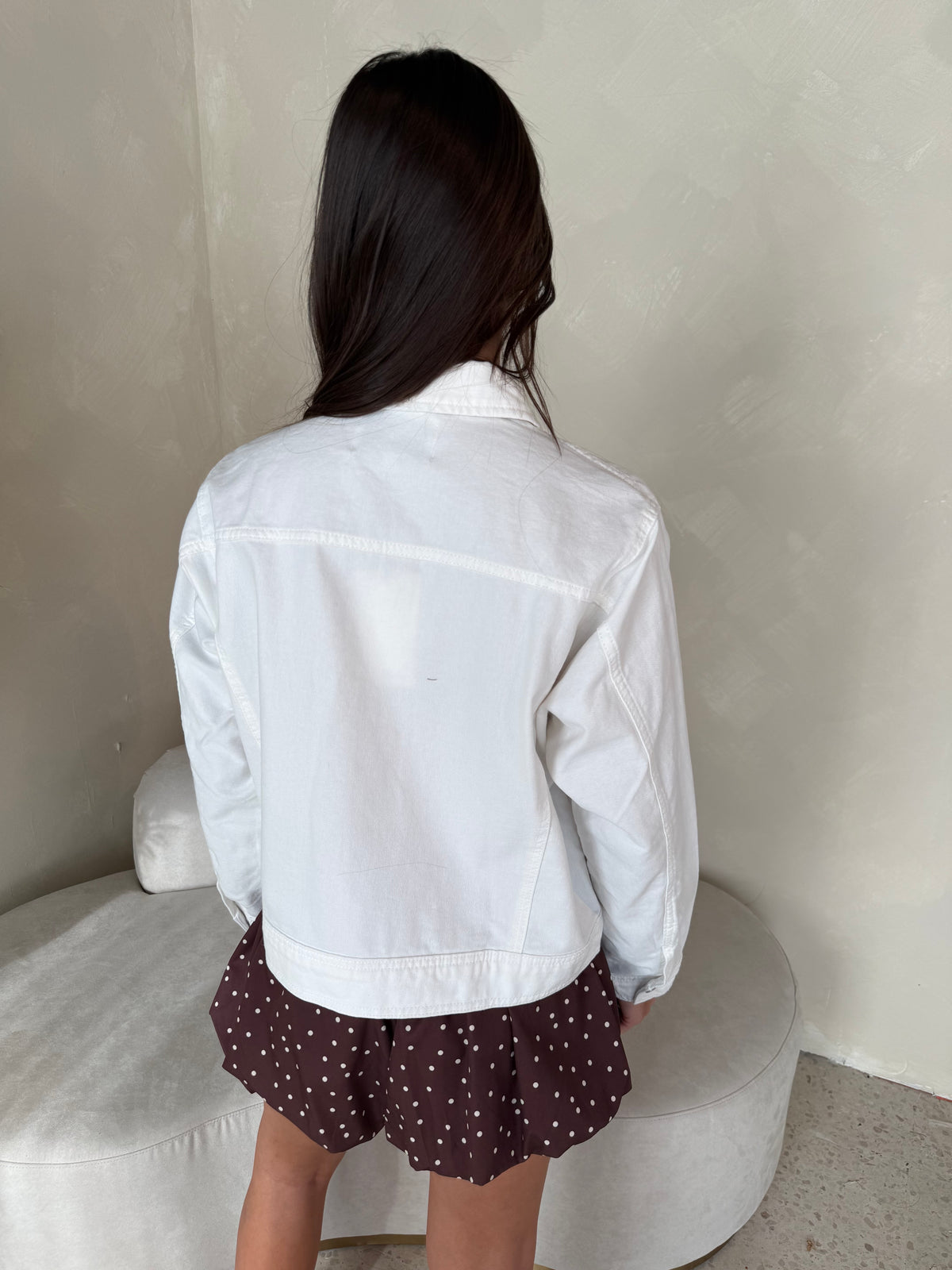 White Denim Jacket