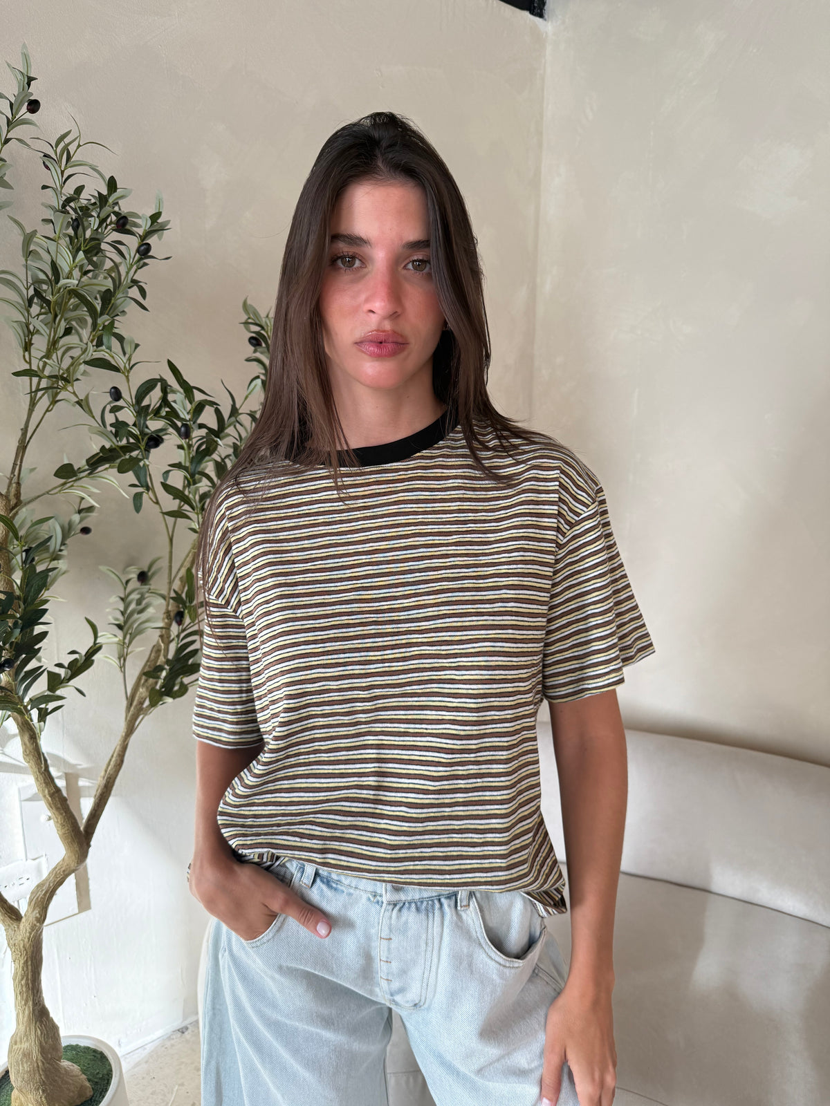 Pia Stripe Tee