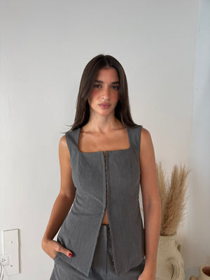 Square Neck Top & Short Set