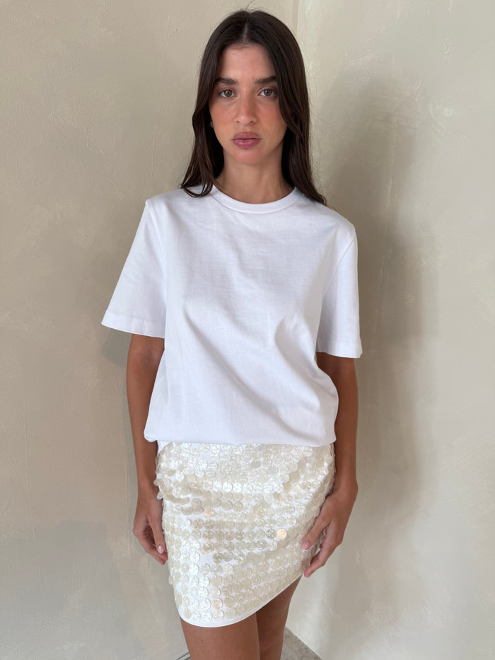 Mother Of Pearl Mini Skirt