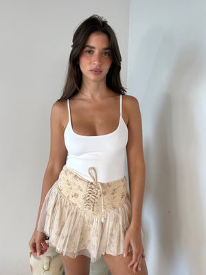 Floral Smocked Skort