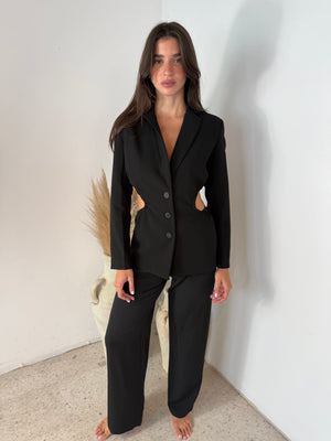 Pleated Relaxed Fit Trousers