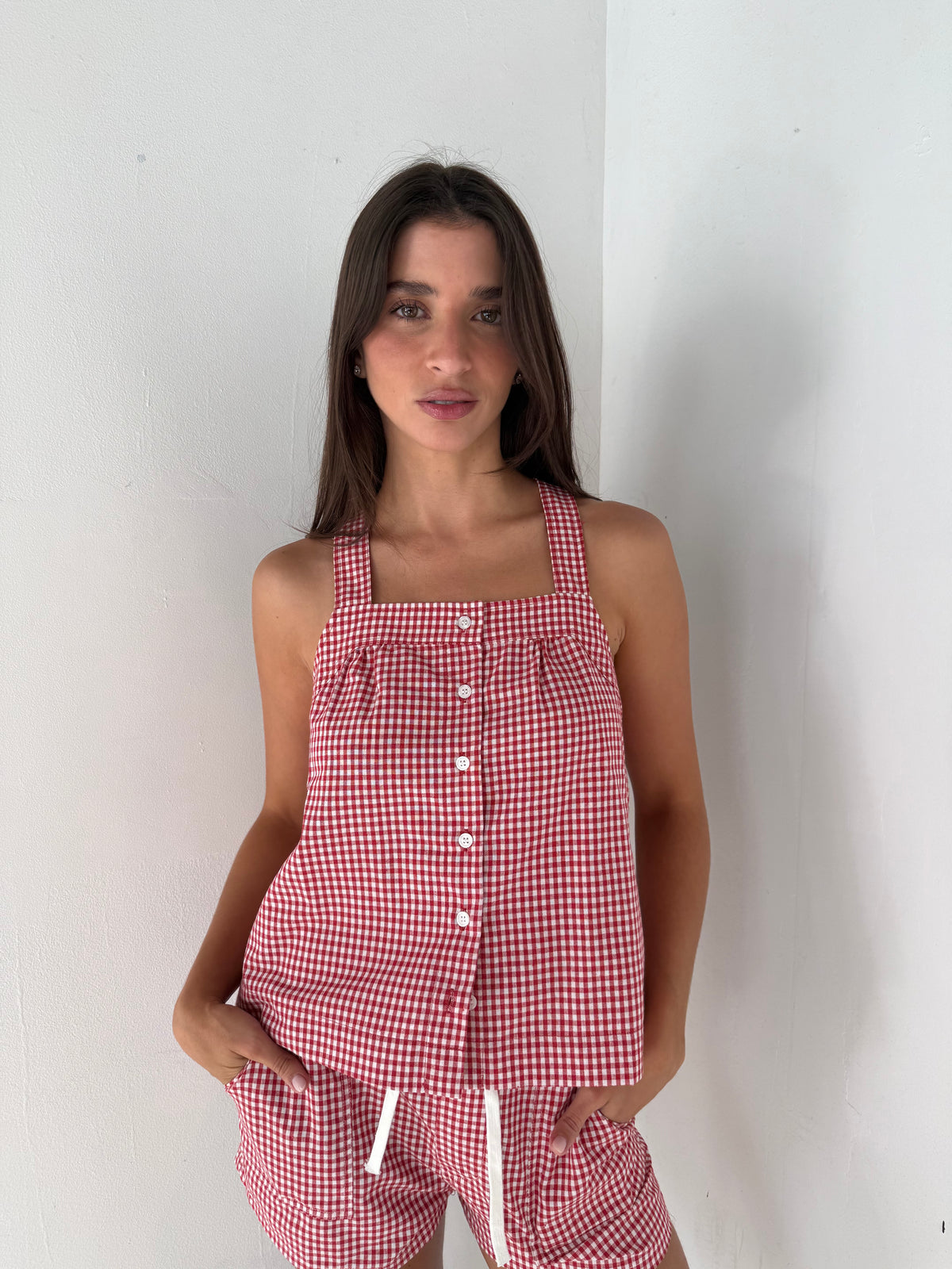 Myah Gingham Set
