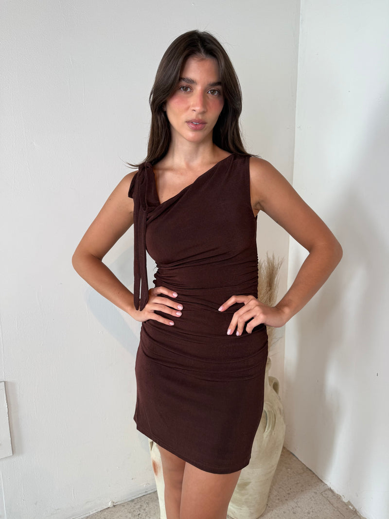 Tie Mini Dress