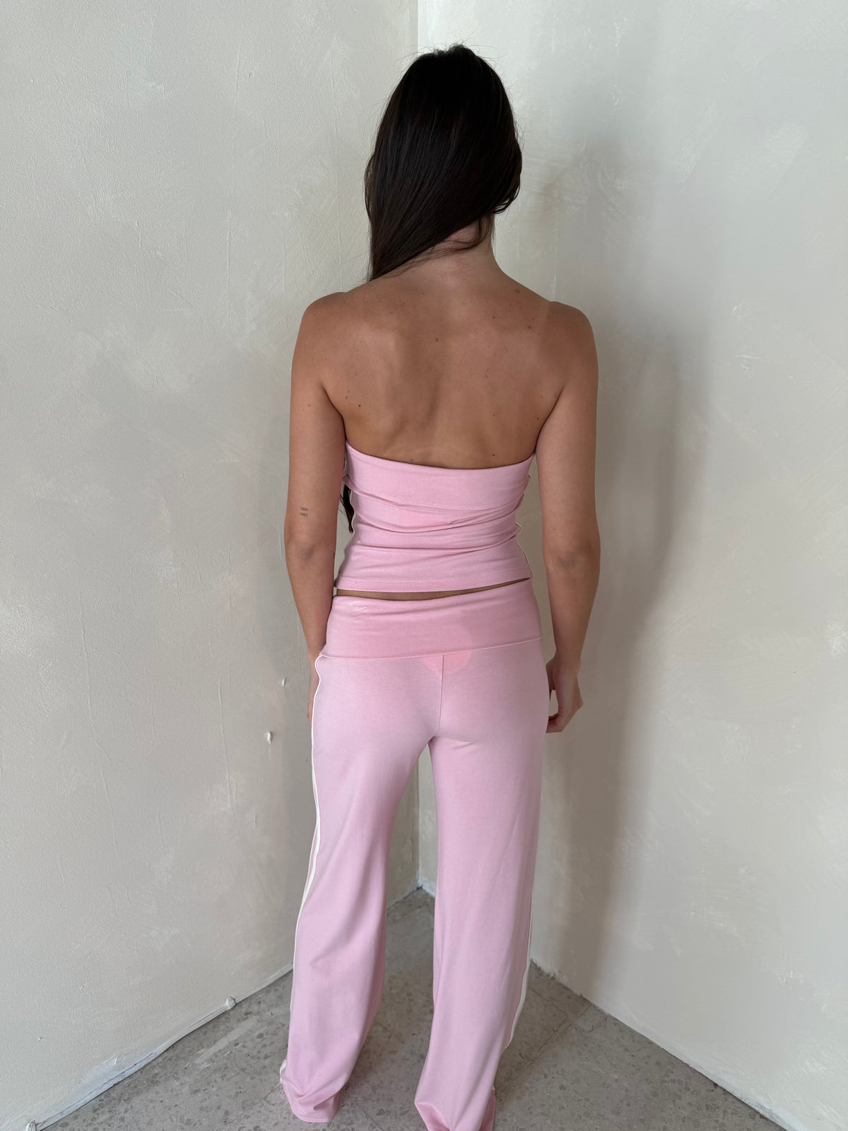 Pink Tube Top & Pant Set