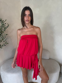 Tube Mini Skort Dress