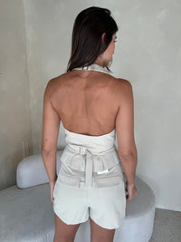 Halter Top & Wrap Trouser Set
