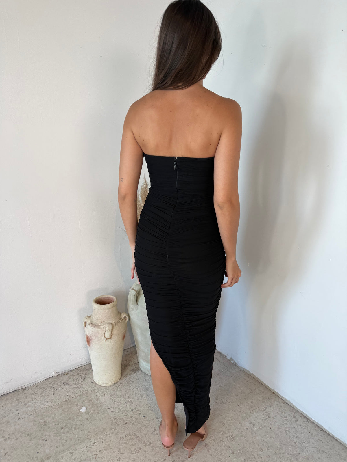 Black Mesh Dress
